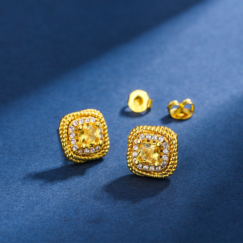 L’OREN – Set Boucles & Anneaux Dorés Style Pur
